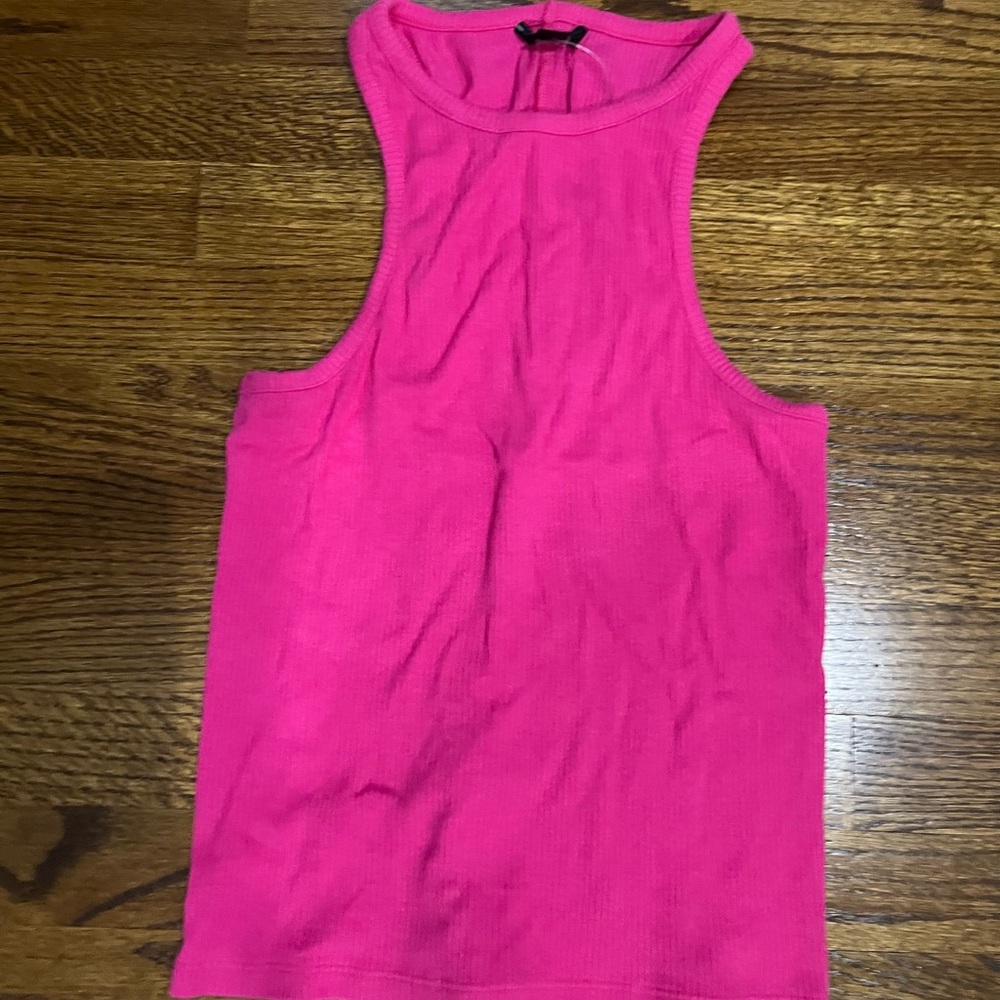 J. Crew Vibrant Pink Sleeveless Tank